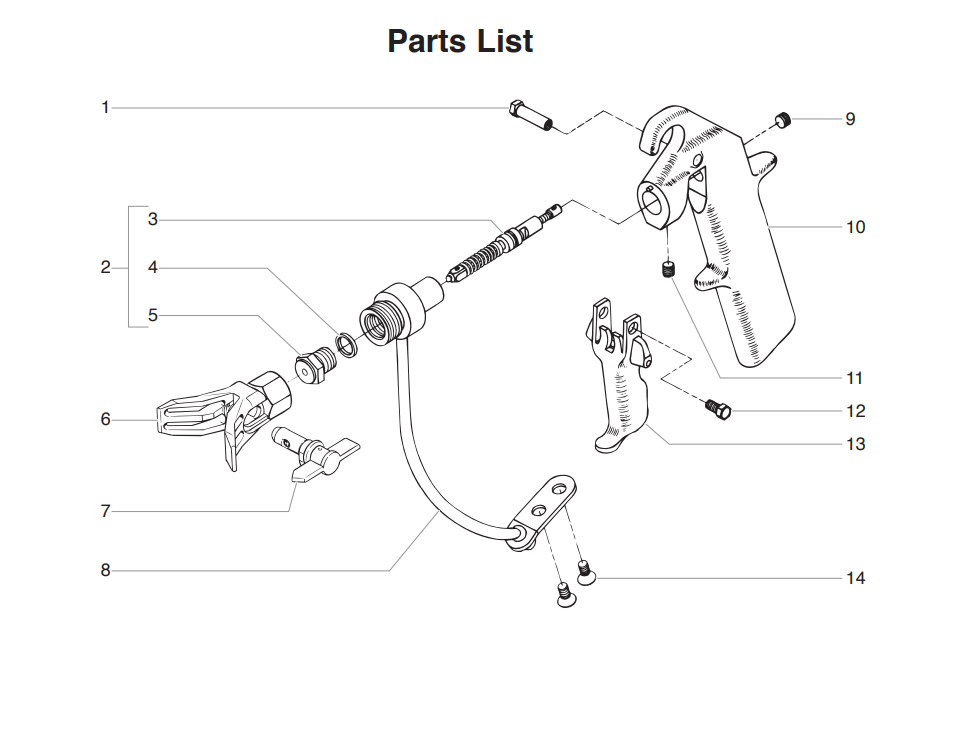 G-15XL Stainless Steel Gun Parts List
